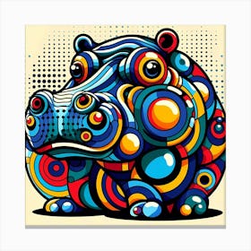 Hippo 2 Canvas Print