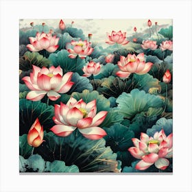 Lotus Flower Canvas Print