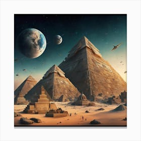 Pyramids Of Giza 6 Canvas Print