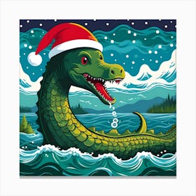 LOCK NESS MONSTER Canvas Print