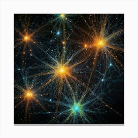 Neural Network 3 Canvas Print