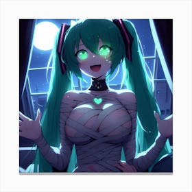 Haunting Miku Canvas Print