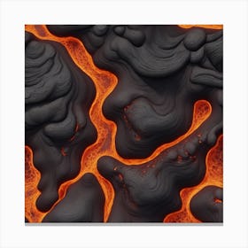 Lava Flow 21 Canvas Print