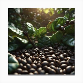 Coffee Beans 144 Canvas Print