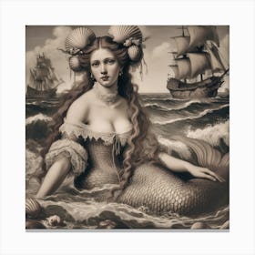 Mermaid 1 Canvas Print