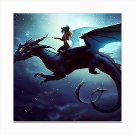 Dragon Rider Canvas Print