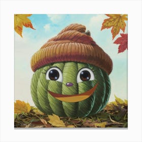 Pumpkin Hat 7 Canvas Print