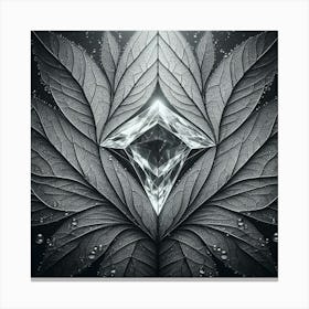 Diamond Leaf Canvas Print