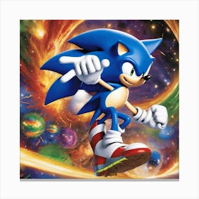 Sonic The Hedgehog 92 Canvas Print