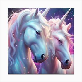 Unicorns Canvas Print