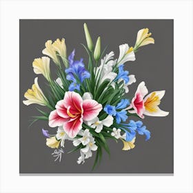 Bouquet Of Flowers 13 Canvas Print