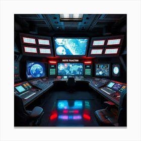 Retro Futuristic Elements,Retro Futuristic Background,Retro Futuristic Templates (63) Canvas Print