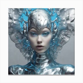 Futuristic Woman 112 Canvas Print