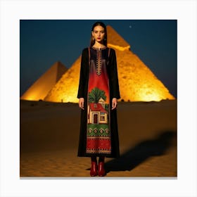 Egyptian Fashion 3 Canvas Print