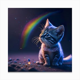 Cat Galaxy (96) Canvas Print