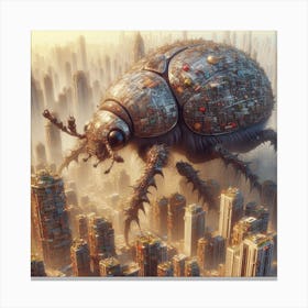 Beetle City Canvas Print