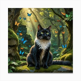 majestic cat Canvas Print