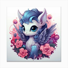 Sassy Unicorn Canvas Print