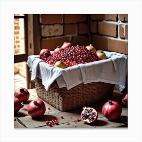 Pomegranate Canvas Print