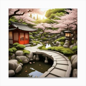 Japanese Garden 5 Canvas Print