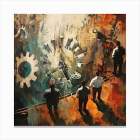 Gears Canvas Print