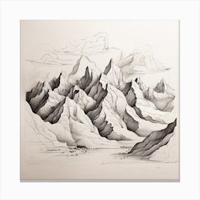 Mountains 1 Canvas Print