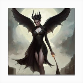 Winged Beauty Canvas Print