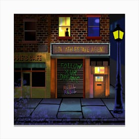 Urban Nightfall Canvas Print