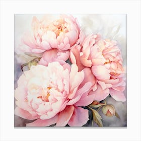 Pink Peonies 6 Canvas Print