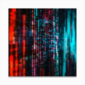 Abstract Computer Background 1 Canvas Print