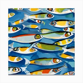 sardines Canvas Print