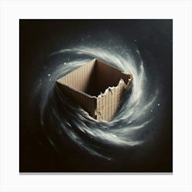 Box In Space Canvas Print