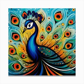 Peacock 26 Canvas Print