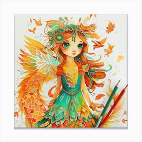 Autumn Faerie Canvas Print