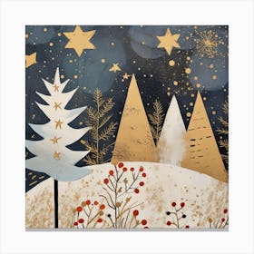 Christmas Trees Canvas Print