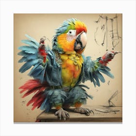 Parrot 44 Canvas Print