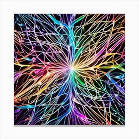 Abstract Psychedelic Art 1 Canvas Print