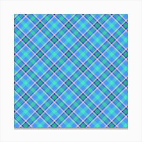 Plaid Fabric 146 Canvas Print