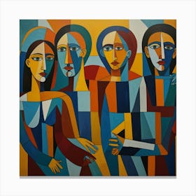 Four Women Canvas Print