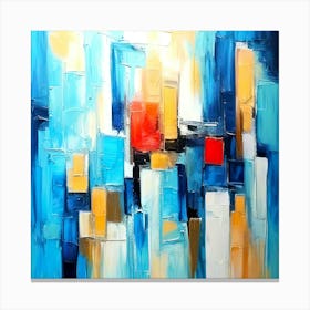 Abstract Cityscape Canvas Print