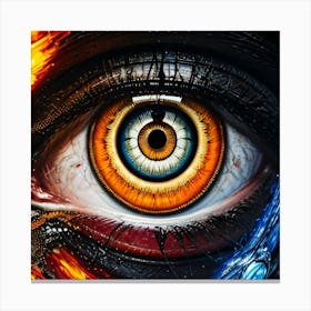 Eye Of Fire 1 Canvas Print