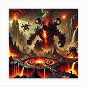 A Dramatic Science Fiction Scene For Episode 2 Canvas Print