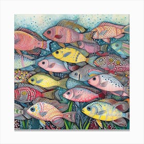 Colorful Fishes 4 Canvas Print