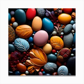 Colorful Beads Canvas Print