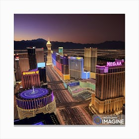 Las Vegas Sky View Canvas Print