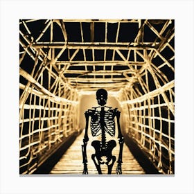 Skeleton Bridge 1 Canvas Print