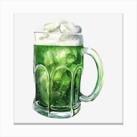 St Patrick'S Day Beer 10 Canvas Print