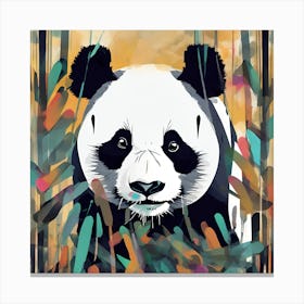 Panda Bear face Canvas Print