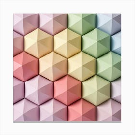 Abstract 3d Cubes Canvas Print