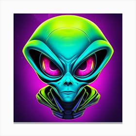 Alien Logo 8 1 Canvas Print